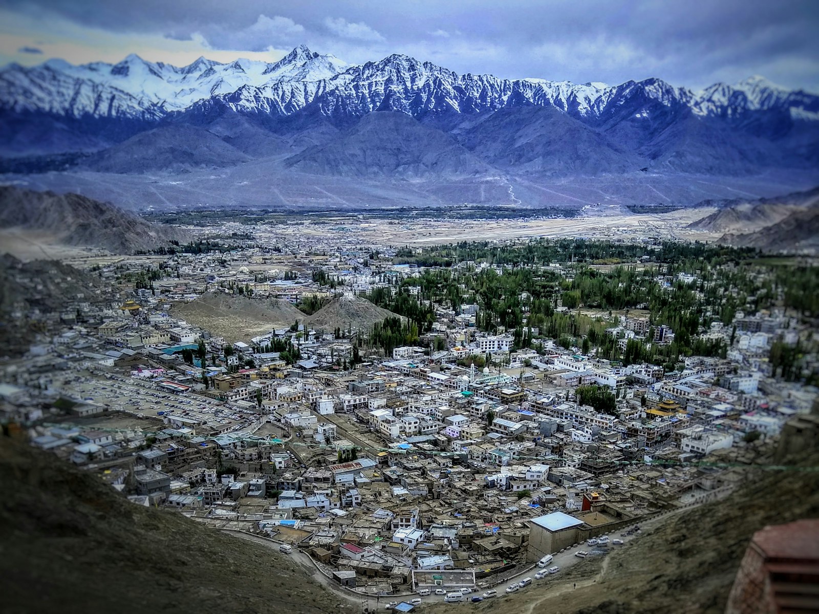 Leh Valley in Ladakh